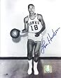 Lou Hudson Autographed St. Louis Hawks 8x10 Photo ~ Georgia Hall of Famer