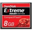 SANDISK コンパクトフラッシュ Extreme DUCATI 8GB SDCFX4-008G-PD1