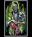 Zombie Stalker Flocked Blacklight Poster 23 x 35in