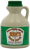 Ben's Sugar Shack, Pint of Grade A Dark Amber Pure Maple Syrup Award Winning, 16 Fl Ounce