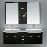 Vigo Industries VG09001104K Wenge Contemporary Bath Vanity, Wenge