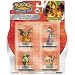 Pokemon TFG Next Quest Trading Figure Miniature Game Starter Set Flamethrower (Charizard, Red, Treeko & Meowth)