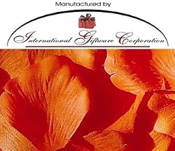 1000 Silk Rose Petals Wedding Favors - Solid Colors - Orange