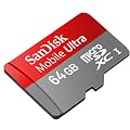 Scheda microSDHC UHS-I 64 GB + adattatore SD