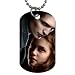 2 Sided Dog Tag of Twilight Edward Cullen and Bella Swan Looking Glamorous