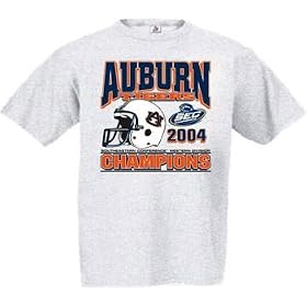 NCAA 2004 SEC Western Division Champs T-Shirt by Men's S/S Button Shirts