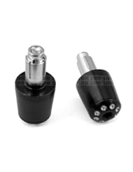 Automotive Parts and Accessories: Black Motorcycle Racing CNC Anodized Protector 7/8"(22mm) Handlebar Billet Aluminum Bar Ends Slider Caps Plugs Weighted For Honda VFR800 1998 1999 2000 2001 - LUO