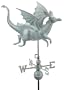 30" Luxury Blue Verde Dragon Weathervane