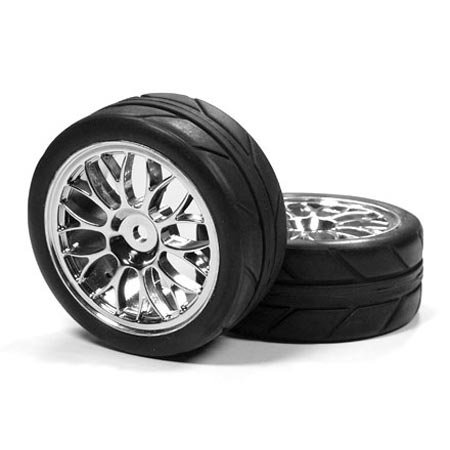 RD Logic 1/10 PreMounted "Slick" Y Spoke (Pair)