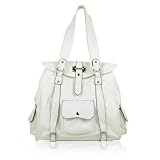 ML8035 Women's Oversize Tote Bag White