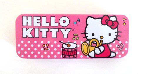 Official Licensed Hello Kitty Tin Pencil Case (Dot)
