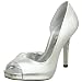 Jessica Simpson Women's Josette Metallic Peep Toe Pump