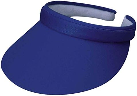 Cotton Clip Visor, Royal Blue
