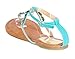 Victoria K Women Gladiator Sandals Open Toes Toe Ring Flats Thongs