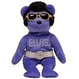 Ty Beanie Baby - Heartbear Hotel (Red Bear with Guitar)/Beanie Hawaii (Blue Bear with Belt) (Colors May Vary)