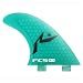 FCS R-2 Rusty Performance Core Surfboard Tri Fin Set - Green/Black