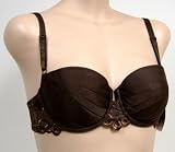 Venus : Venus 2 Pack $102 Dark Brown Demi Floral Bra #9711 sz 34A 36A