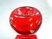 Murano Design Mouth Blown Glass Art Ruby Crystal Apple Handmade Art Glass Paperweight Pw-230