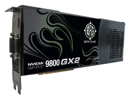 BFG Geforce 9800 GX2 1GB DDR3 PCIe Dual Link HDMI DVI Video Card (BFGE981024GX2E)