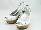 Marc Fisher Glow White Leather Womens Wedges 416r39Fb6GL. SL160 Marc Fisher Glow White Leather Womens Wedges