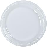 Hanna K. Signature Collection 50 Count Plastic Plate, 10-Inch, Clear