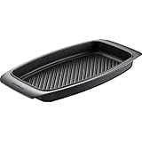 Scanpan Classic Deep Oval Grill, 15-3/4-Inch by 8-3/4-Inch