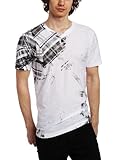 Marc Ecko Cut & Sew Men's Plaid Matic Short Sleeve T-Shirt