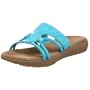 Aerosoles Women's Wip Stitch Slide,Blue Green,8 M US