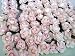 144pc Mulberry Paper 1/2 Rose Flower with Stem (Pale Pink)