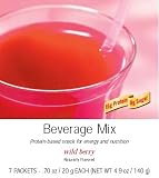 Herbalife ShapeWorks Wild Berry Beverage Mix Packets - Powered with Vitamins and Minerals for Energy and Health with Only 70 Calories Per Serving