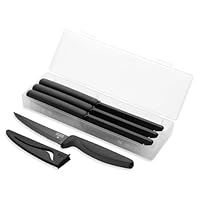 Kuhn Rikon 4-Set Nonstick Steak Knife Colori
