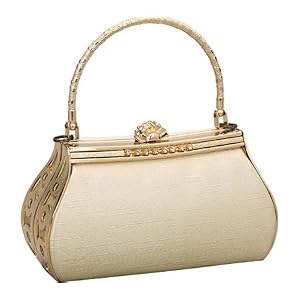 Coloriffics Handbags Rhinestone and Cut Out Evening Bag