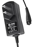 Pwr+ Extra Long 6.5 Ft Rapid Charger AC Adapter for Panasonic Wes7058k7658 Pro-curve Wet/dry Shaver Es8103 Es8103s Es8109 Es8109s Es7103 Es7109 Es7056s Es7058s; Re7-40, Re7-68 Power Supply Wall Cord