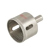 uxcell ホールソー　切削工具　穴開け　ガラス　セラミックタイル用　直径40mm　シルバートーン　65g