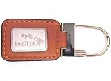 New! Jaguar Key Chain - Leather, Brown