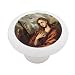 Mary Magdalen in Penitence with the Crucifix by El Greco Decorative High Gloss Cerami...