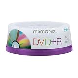 Selected DVD+R 25PK 16X Spindle By Memorex