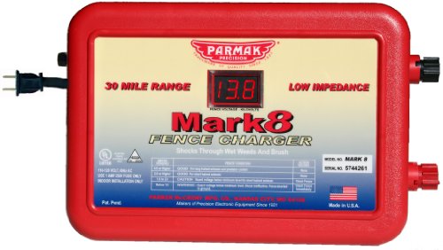 Parmak MARK8 Low Impedance 110 120-Volt 30-Mile Range Electric Fence ChargerB0002YUWHA