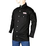 UPC 725636420427 product image for Lincoln Electric Black Medium Flame-Resistant Cloth Welding Shirt | upcitemdb.com