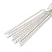 30cm 8 Tube 144 Leds Shower Meteor Rain Light Tube for Wedding Party Christmas Xmas Decoration 5w Lights Waterproof (White, 144 LED)