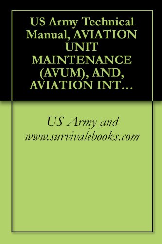US Army Technical Manual, AVIATION UNIT MAINTENANCE (AVUM), AND, AVIATION INTERMEDIATE MAINTENANCE (AVIM) MANUAL, FOR GENERAL AIRCRAFT MAINTENANCE, (TOOLS ... VOLUME 9, TM 1-1500-204-23-9, 1992