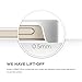iPhone SE case, elago® [Outift][White / Champagne Gold] - [Premium Hybrid Construction][Aluminum][Spark Design Award] - for iPhone SE/5/5S