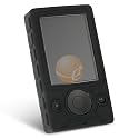 Eforcity Premium Heavy Duty Durable Protection Silicone Skin Case for Microsoft Zune 30GB mp3 player, Solid JET Black with Access to ALL Buttons
