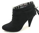 Qupid Fashion Ankle Booties Brown, Grey or Black Papina-34