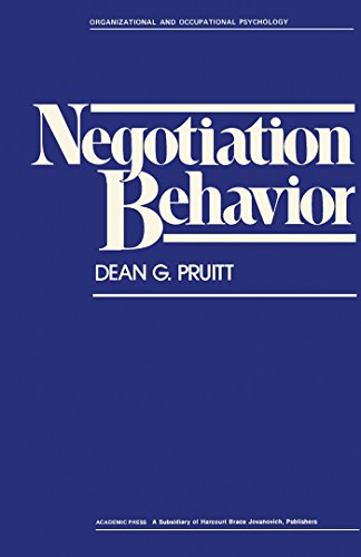 Negotiation Behavior (Organizational and Occupational Psychology)