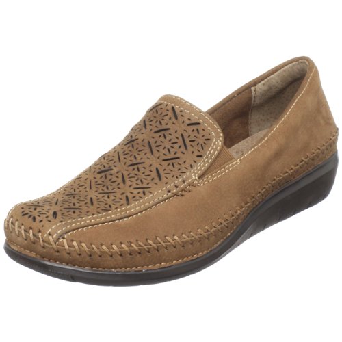 Softwalk Womens Messino Slip-On Loafer,Cognac,7.5 N US