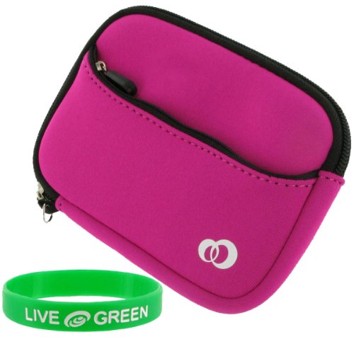 Neoprene Sleeve (Hot Pink) Case for TomTom XL 350 4.3-inch Widescreen