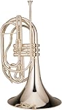 Ravel Student Marching Silver Plated French Horn w/ Case