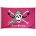 Flagge Fahne Pirat Pirate Princess Prinzessin - 90 x 150 cm