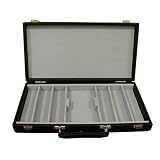 Worldwise Imports Black 300-Poker Chip and Card Attache